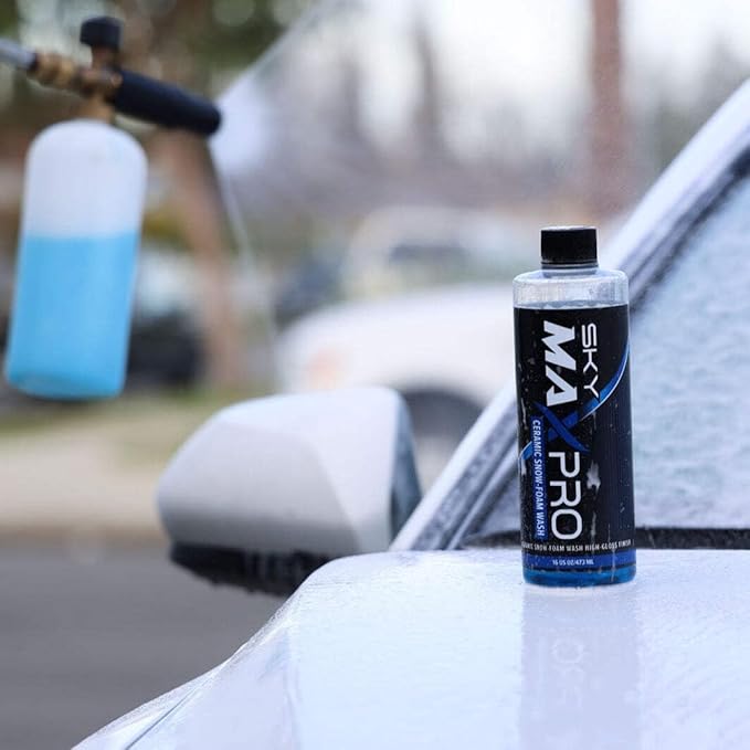 Ceramic Snow Foam Car Wash Shampoo High-Gloss Hyper Foaming Ceramic Car Wash Soap 1 GALLON
