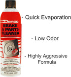 Denco #1930 Brake & Parts Cleaner Spray, Non-Chlorinated, Fast-Drying Degreaser, Low Odor Aerosol, 15.3oz (13oz net wt) (Case of 192)