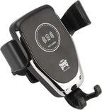 Wireless Car Charger, 15W Fast Charging Automatic Phone Holder with 360 Degree Rotation for Vent Mount, Secure Access and Easy Use in Car