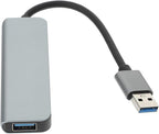 Kisangel USB Hub USB Port Expander for Laptop Computer High-Speed Data Transfer Up to Multi-Device Connection for Keyboard Mouse Printer Webcam No Driver Needed Compact and Portable Design