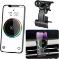 Car Magnetic Phone Mount for Hyundai Tucson 2025 2026 and Hyundai Santa Cruz 2025 2026 Auto Interior Accessories Best Cellphone Holder Fast 15W Wireless Charger Cell Phones Charging GPS Screen Stand