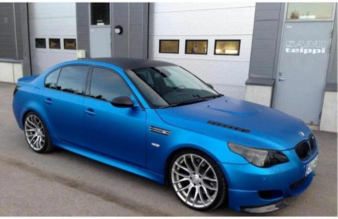 3M Car Wrap Roll 2080 Satin Perfect Blue | S347 | (Sample 3in x 5in) | Automotive Vinyl Wrap for Cars - Car Interior Wrap & Exterior