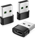 Basesailor for iPhone 17 Air Car Adapter 3Pack,USB to USB C Charger Converter,Type C Female to A Male for New Apple 17e 16e 15 Pro Max Plus,iWatch 11,Airpods 4/Pro 3,iPad mini 7,Samsung Galaxy S26 A55