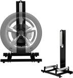 biosp Rolling Wheel Detailing Stand, Heavy Duty Polishes Wheel Cleaning Stand for Ceramic Coating, Applying Tire Shine & Car Wheel Wash fo Auto Repair Shop Garage