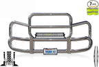 KOZAK Grille Deer Moose Brush Bumper Guard HERD 300 Compatible with Kenworth T880 2014-2025 PLUS Brackets, 22" LED Bar 120W, Logo, 2x 22" Windshield Wipers, License Plate Holder & Frame, Vest