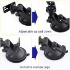IHOTDER Dash Cam Mount - 360°Rotatable Portable Device Mount for Most Dash Cams & Rearview Cameras - Fits Car, Truck, SUV, RV, Van - Mini, Waterproof, Sturdy