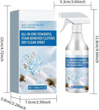 Powerful Stain-removing Laundry Dry-cleaning Spray, Natural Stain Remover for Clothes, But Also Can Be Used to Clean Sofas, Carpets, Car Seats And Other Household Items (120ml)