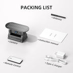 eRapta Wireless Backup Camera, WiFi Magnetic Solar Rear/Front View Camera with BSD, Li-ion Battery, Night Vision for Hitching Gooseneck Horse Boat Travel Trailer/Fifth Wheels/RV/Camper for iPhone