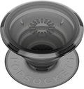 PopSockets Adhesive Phone Grip, Holder, Phone Stand, Black - Translucent Black Smoke