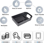 4PCS Center Console Organizer Compatible with 2019-2025 Toyota RAV4 Driver's Drawer Box Insert Secondary Storage Box, Dash Storage Tray Accessories(Not for New 10.5'' Multimedia Display)