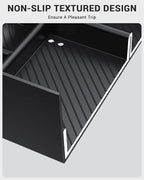 BASENOR 2026 Tesla Model Y Model 3 Armrest Storage Box, Center Console Organizer (Carbon Edition) for Tesla 3 Highland 2024 2025 2026 Model Y 2025 2026 Juniper (Standard/Premium/Performance)