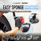 Nanoskin AUTOSCRUB Surface Prep Sponge - Combo Pack Pro Kit - Patented Clay Bar Replacement Tool to Remove Embedded Contaminants Before Wax & Coating | Safe for Painted Surface, Glass, Plastic, etc.