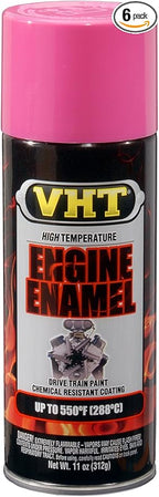VHT (SP756-6 PK) Hot Pink High Temperature Engine Enamel - 11 oz. Aerosol, (Case of 6)