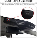 4K Dash Cam for Ford Ranger 2024 2025 2026 XL XLT Lariat Raptor,OEM-Look,2160P UHD Video,Built-in WiFi & APP,Loop Recording,G-Sensor,Plug & Play,64GB Card