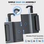 3 in 1 Car Steering Wheel Desk Tray & Car Seat Gap Filler & Organizer, Foldable Carbon Fiber Look Adjustable Car Tray,for Laptops, Eating Food, Writing, Entertainment.
