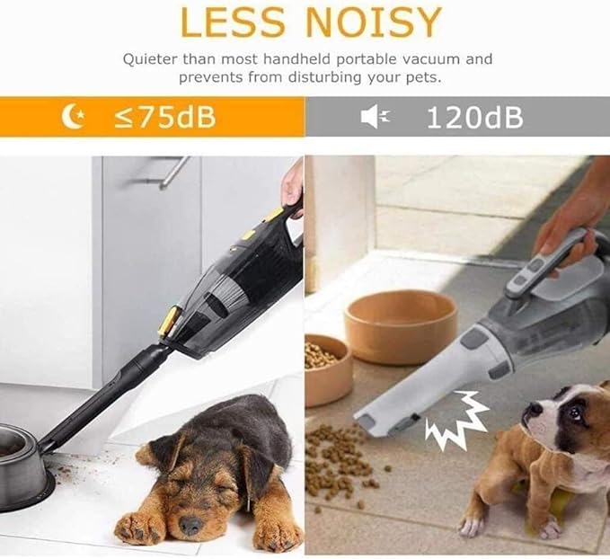 Car Vacuum, Portable Car Vacuum Cleaner High Power 120W/3500Pa,12V Wet/Dry Handheld Vacuum Cleaner for Car Detailing and Cleaning Car Interior