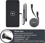 POLMXS 25W Wireless Charger Car Fast Wireless Charging Pad DIY Wireless Phone Charger Mat Compatible with iPhone 17/16(25W)/15/14/13/12(7.5W) (P21)