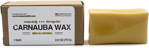 100% Carnauba Wax Bar - 3.1" x 1.8" x 1.2"