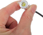 ACROPIX 6mm 0.24" 2W LED Aluminum Light Source Illuminator Decoration USB LED Light for Car DIY White - Pack of 1