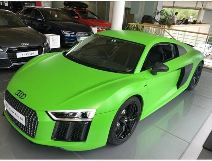 3M Car Wrap Roll 2080 Satin Apple Green | S196 | (Sample 3in x 5in) | Automotive Vinyl Wrap for Cars - Car Interior Wrap & Exterior