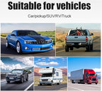 B-Qtech Wireless Backup Camera System Rear View Camera Monitor Kit HD 1080P Reverse Cameras for Truck Car Pickup RV Camper Waterproof Night Vision