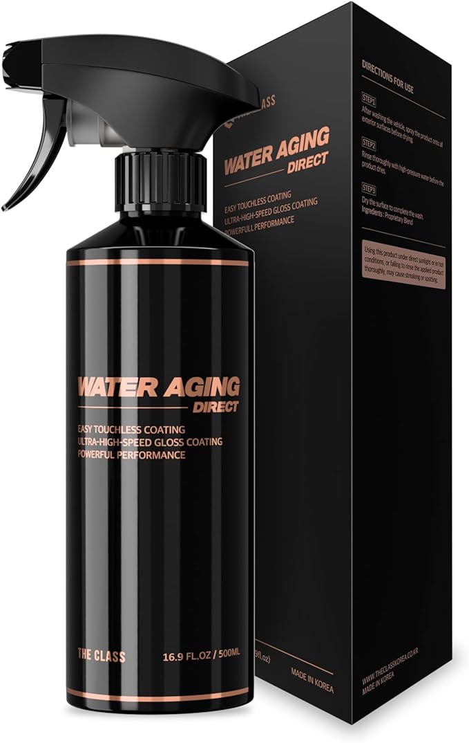 Water Aging Direct Super Easy Touchless Spray On Rinse Off SiO2 Wet Coat, Ceramic Coating Sealant for Deep Gloss and Hydrophobic Protection on Paint, Wheels and Glass 16.9 fl oz