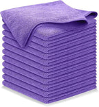 USANOOKS Premium 300GSM Microfiber Cleaning Cloth - 12.5"x12.5" High Performance - 1200 Washes, Ultra Absorbent Microfiber Towels for Cars Undercarriage, Rims & Engine Bay Cleaning - Microfiber Cloth