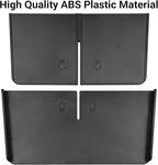 YOJOJOCO Center Console Dividers Organizer Compatible with Honda 2023-2025 2026 Pilot ＆ 2024-2026 Ridgeline ＆ 2024-2026 Passport Accessories Black ABS Plastic Material Secondary Compartment Organizer