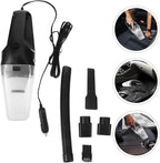 PRETYZOOM 120w Portable Car Vacuum Cleaner with Efficient System Long Power Cable Suitable for Auto Cleaning and Collection