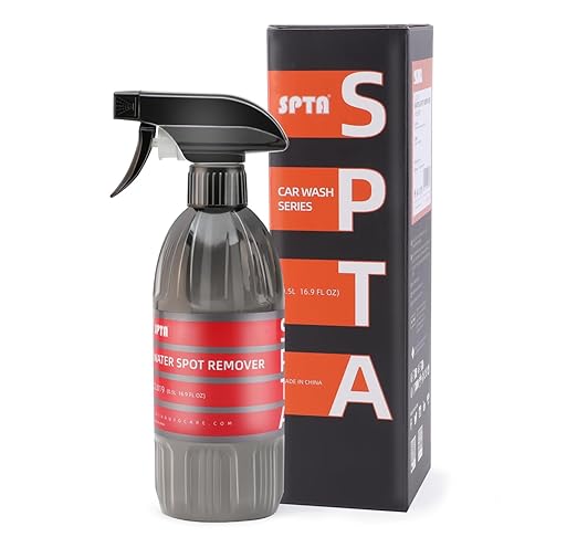 SPTA 16 oz 500ml Heavy Duty Water Spot Remover Gel for Paint, Glass, and Metal - Mineral and Water Spot Remover for Cars, Trucks, Motorcycles, RVs & More -CL019