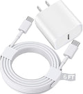 USB C Fast Charger for Apple iPad Pro 13/12.9/11 in 2026-2018,iPad 11th(A16),iPad Air 5th/Mini 7th,iPhone 17/16/15 Series,USB C Charger Fast Charging Adapter Wall Block with 6FT USBC to C Cable Cord