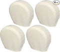 Explore Land Tire Covers 4 Pack - Tough Wheel Protector for Truck, SUV, Trailer, Camper, RV Universal Fits Tire Diameters 35''-38.75'', White