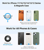 for Magsafe Car Mount, Tesla Phone Mount for Car【20 Strong Magnets】Magnetic Phone Holder for Car Tesla Phone Holder Model Y/3/S/X Accessories, No Glue Required, for iPhone 17 Pro Max 16 15 14