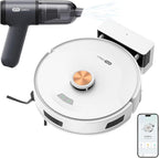 Apical Life Handheld Cordless Vacuum (12000Pa) + Robot Vacuum and Mop Combo (10KPa, Multi-Floor Mapping) - 2-in-1 Cleaning Kit for Home, Car, Stairs & Pet Hair