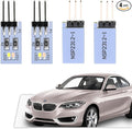 NJSBYL 4PCS LED Door Handle Circuit Board Replacement for B-MW 3 4 5 Series X1 M4 Gran Turismo Touring Sedan Convertible Coupe F10 F30 F31 F32 F33 F34 F36 F48 F82 F83 Purple-White Ambient Lighting