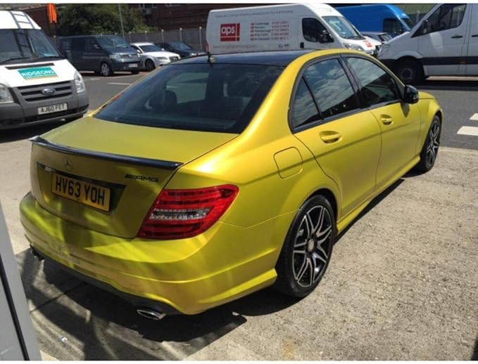 3M Car Wrap Roll 2080 Satin Bitter Yellow | S335 | (5ft x 50ft (250 Sq/ft)) | Automotive Vinyl Wrap for Cars - Car Interior Wrap & Exterior | w/Free Instawraps Pro Glove