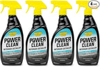Invisible Glass 92024-4PK Power Clean Automotive Interior Detailer Cleaner Protectant and Conditioner to Restore Interior Surfaces Prevent Fading, 22 Fl Oz, Pack of 4