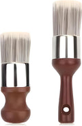 2pcs Furniture Salve Brush, Soft Bristles & Ergonomic Handle Leather and Wood Cleaner Brush Wax Cream Applicator Tool for Car Interiors & Home Cleaning Repair Maintenance
