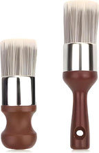 2pcs Furniture Salve Brush, Soft Bristles & Ergonomic Handle Leather and Wood Cleaner Brush Wax Cream Applicator Tool for Car Interiors & Home Cleaning Repair Maintenance