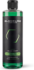 Blackline Automotive Extreme Foaming Car Shampoo - Extreme Ultra Foam Perfect for Ceramic Coatings - Compatible with Foam Cannon for Pressure Washer (16 FL Oz, Green Apple)
