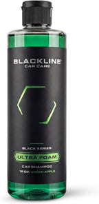Blackline Automotive Extreme Foaming Car Shampoo - Extreme Ultra Foam Perfect for Ceramic Coatings - Compatible with Foam Cannon for Pressure Washer (16 FL Oz, Green Apple)