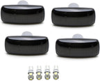 iJDMTOY Smoked Lens All Xenon White LED Trunk Bed Marker Lights Set Compatible with Dodge 2010-18 RAM 2500HD 3500HD Dually Truck Double Wheel Side Fenders, Powered by Total 20 LED