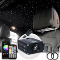 AKEPO 16W Small Size RGBW Twinkle Fiber Optic Lights kit, 200pcs 0.03in 9.8ft/3m Optical Fiber + APP Control+ Music Activated Starlight Headliner Kit for Car/Star Ceiling Light for Home