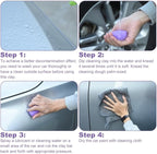 XhuangTech Premium Car Clay Bar Kit (3 Pack) 300g(3x100g) - Professional Grade Auto Detailing Magic Clay with Deep Cleaning & Paint Decontamination for Car Wash - Safe on Paint, Glass, Wheels (Purple)