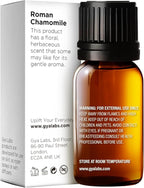 100% Pure Roman Chamomile Essential Oil - 0.34 Fl Oz - Roman Chamomile Oil for Hair, Skin, Diffuser, Aromatherapy & DIY Candle Making Scent