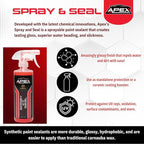 Apex Spray and Seal Bundle with Apex Wheel Cleaner - Ceramic Maintainer and Sealant - Proprietary Iron/Brake dust Remover - Professional Detailing Supplies