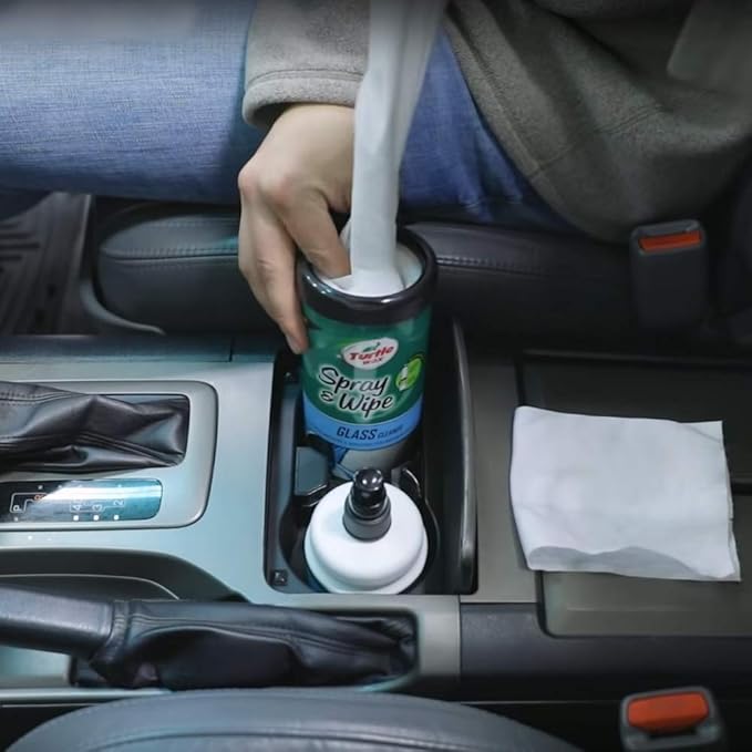 Turtle Wax Spray & Wipe Car Interior Wipes (Glass)