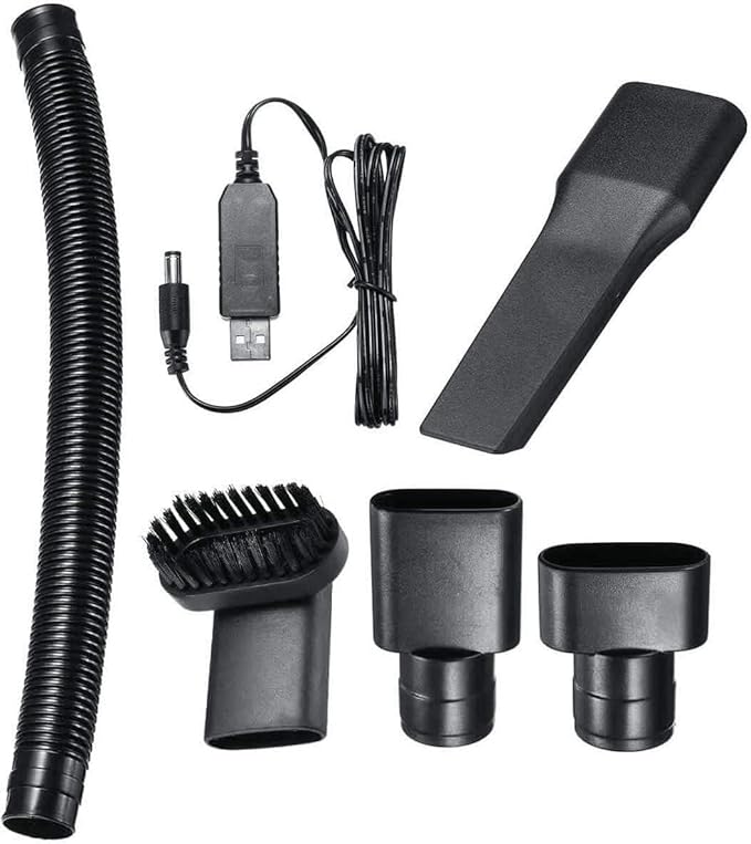 Car Vacuum Cleaner, 12V DC Portable Household car, Rechargeable, Dry and Wet Cleaning of, pet Hair, dust and Gravel