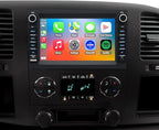 4G LTE QLED Radio for Chevy Silverado GMC Sierra Yukon 2007-2013,Touch Screen 8core Stereo Upgrade,Wireless carplay & Android Auto,Fast Charge,Free Backup Camera