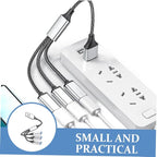 Angoily USB Power Splitter Hub 1 Male to 3 Female Multi-Port USB Cable Splitter for Laptop Car Home